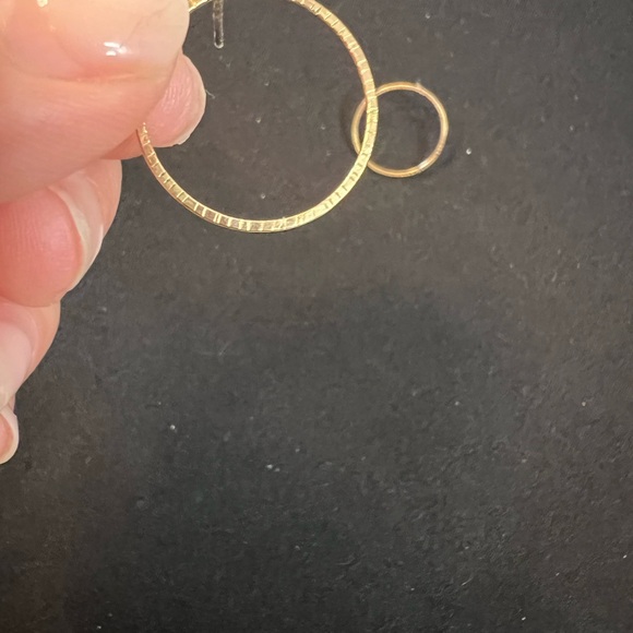 Handmade Circle Earrings - Picture 2 of 5